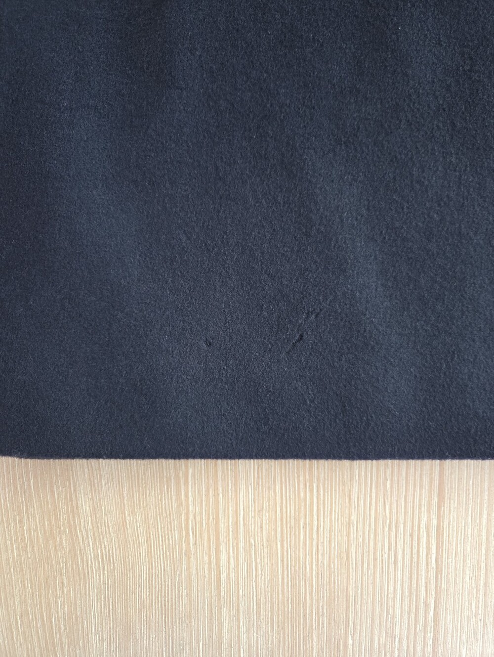 Theory Luxe New Divide Wool Cashmere A Line Mini Skirt Navy Womens Size 6 - Picture 10 of 11
